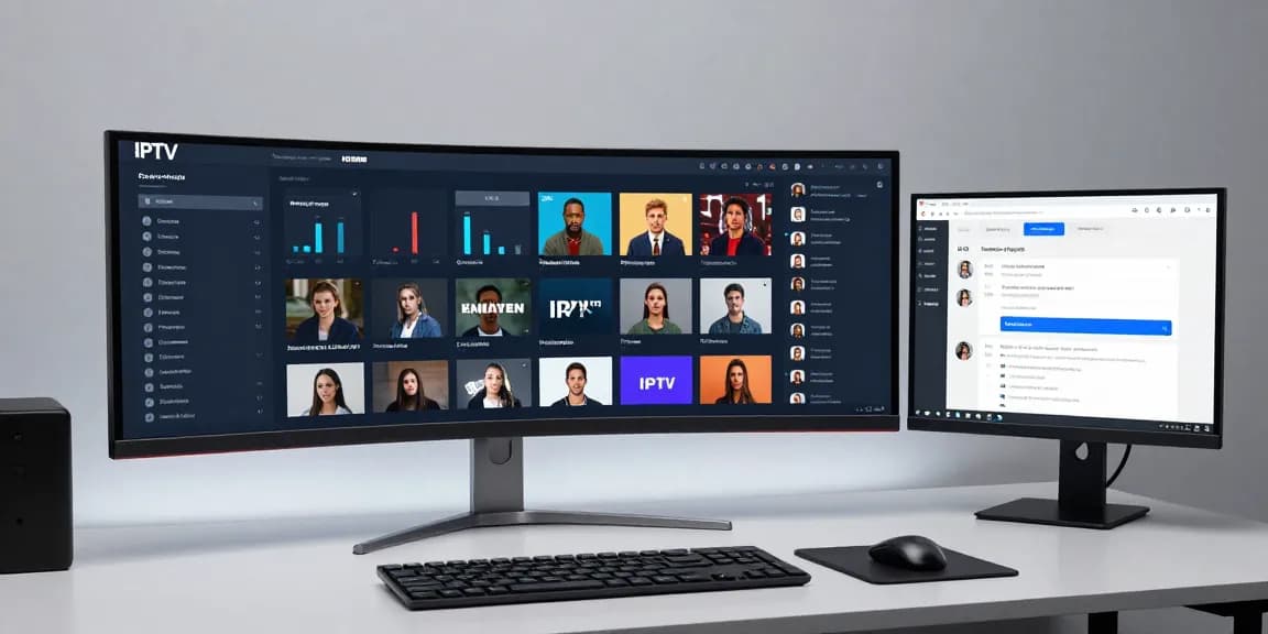 Abonnement Iptv - Écran de données techniques sur une plateforme numérique moderne, avec des éléments de développement logiciel et des statistiques de contenu.