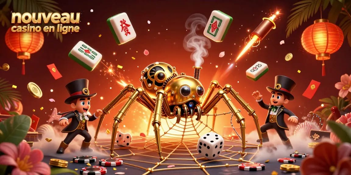 Profitez d'une expérience immersive au nouveau casino en ligne avec cette illustration captivante des casinos modernes.