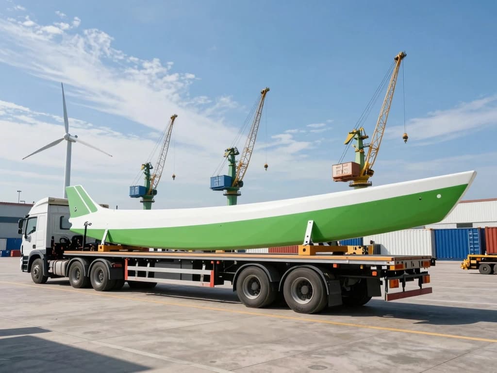 Optimizing Wind Turbine Blade Transportation Logistics Efficiency