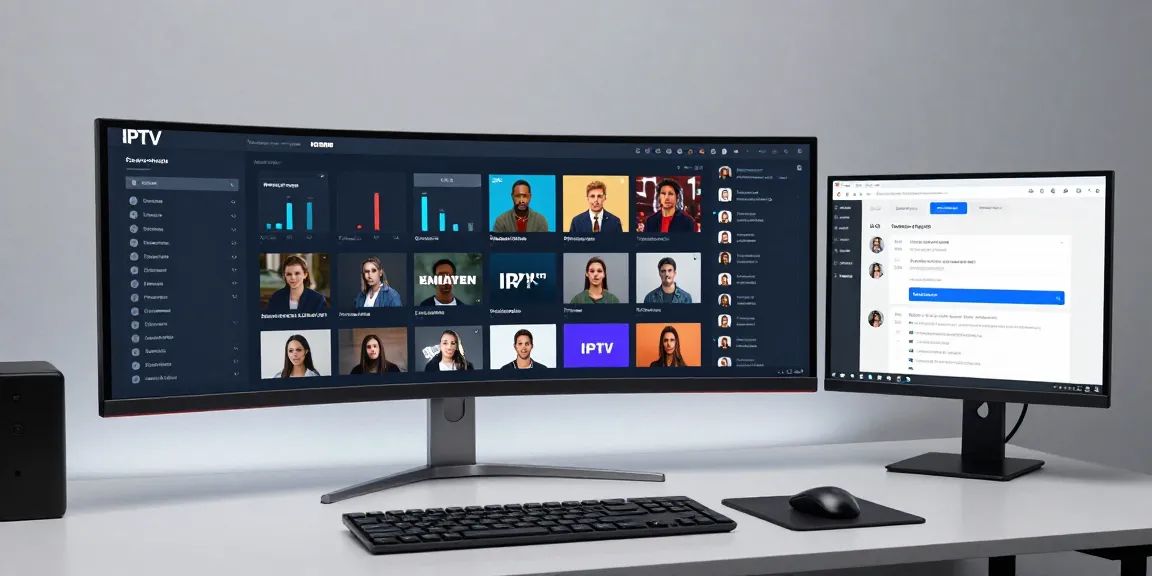 Abonnement Iptv - Écran de données techniques sur une plateforme numérique moderne, avec des éléments de développement logiciel et des statistiques de contenu.